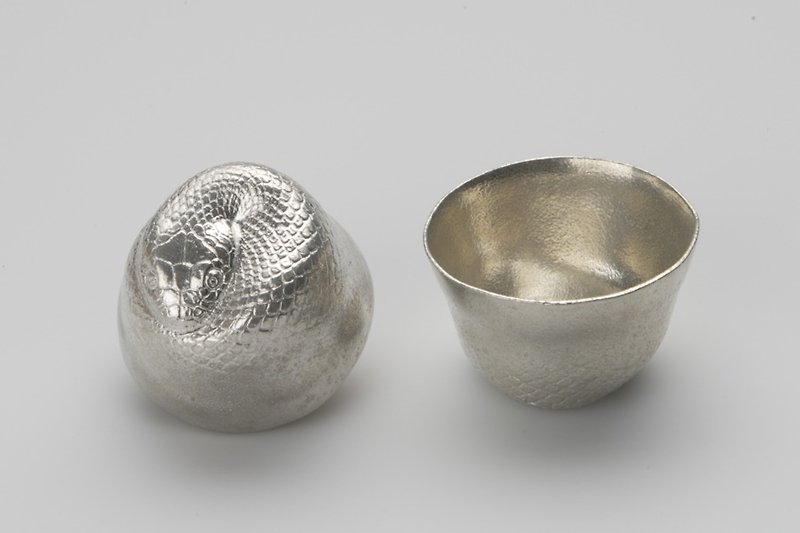 生肖造型杯 - 蛇 - 酒杯/酒器 - 其他金属 银色