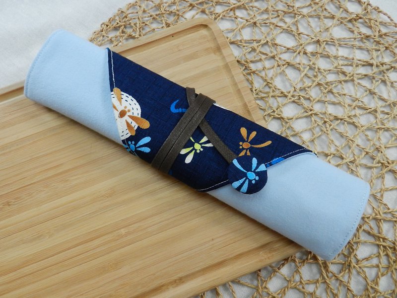 蓝蜻蜓~环保筷套/餐具包/餐具收纳袋(4格式) - 收纳用品 - 其他材质 多色