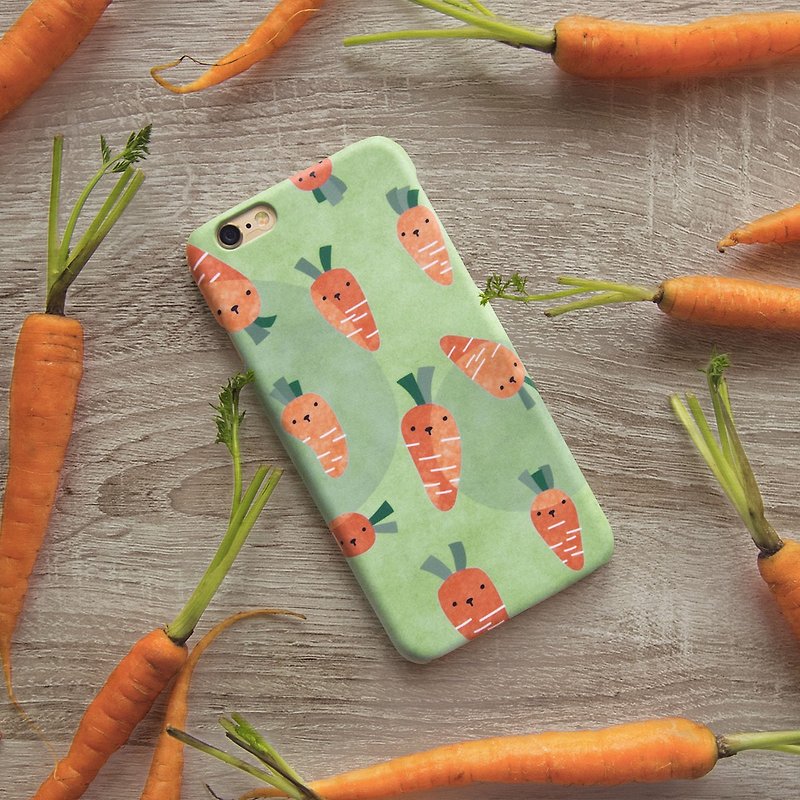 兔兔爱吃胡萝卜::手机壳 - 手机壳/手机套 - 塑料 绿色