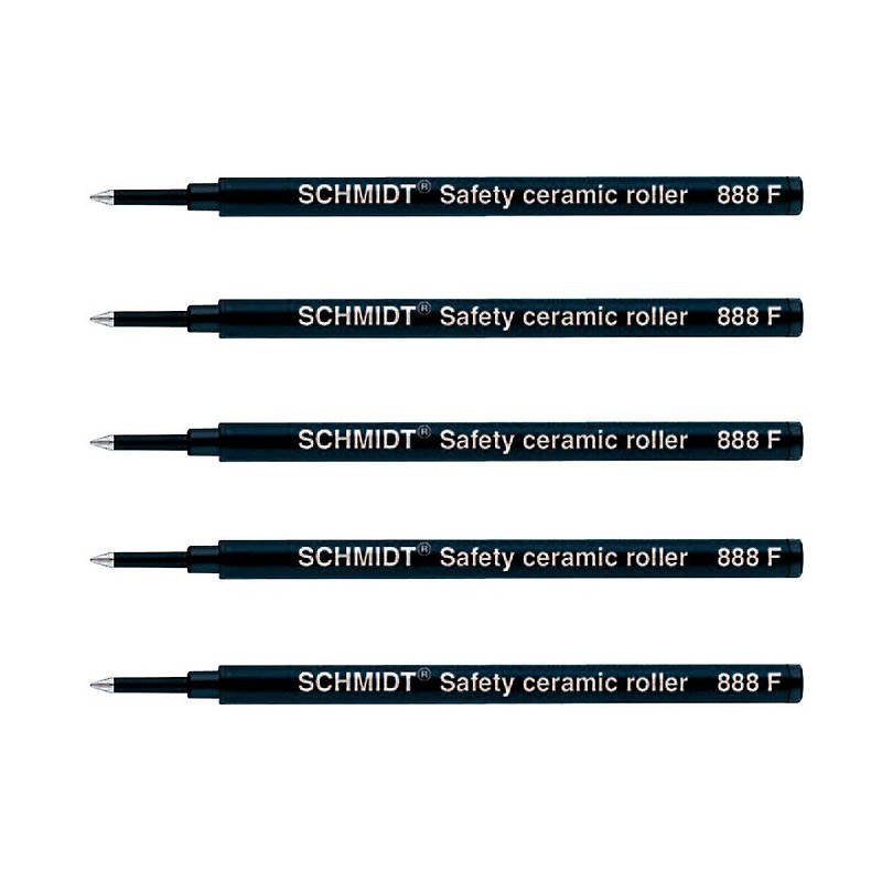 钢珠笔芯5入(德国施密特SCHMIDT品牌) 黑/菜单亦有单支 - 钢珠笔 - 其他材质 黑色