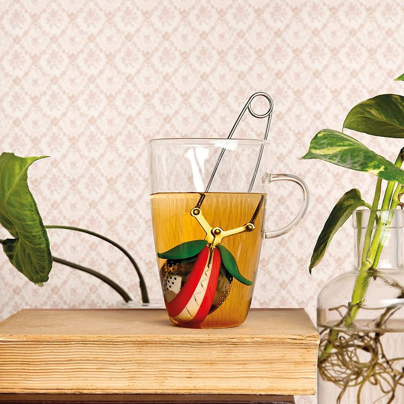 OTOTO食茶花-泡茶器 - 茶具/茶杯 - 不锈钢 红色