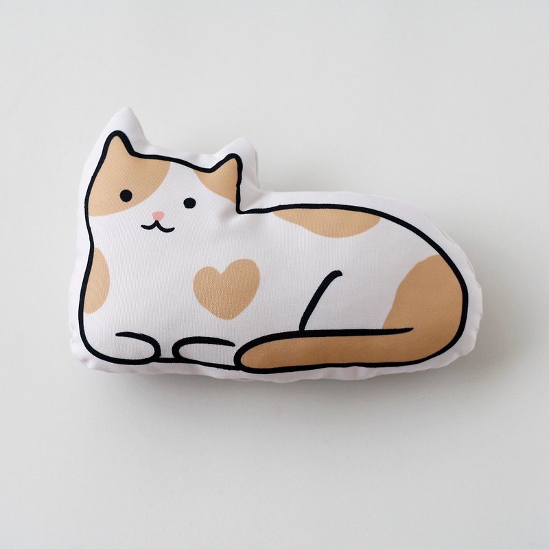 橘猫 猫草包 猫抱枕 附补充包 两用 - 枕头/抱枕 - 聚酯纤维 橘色