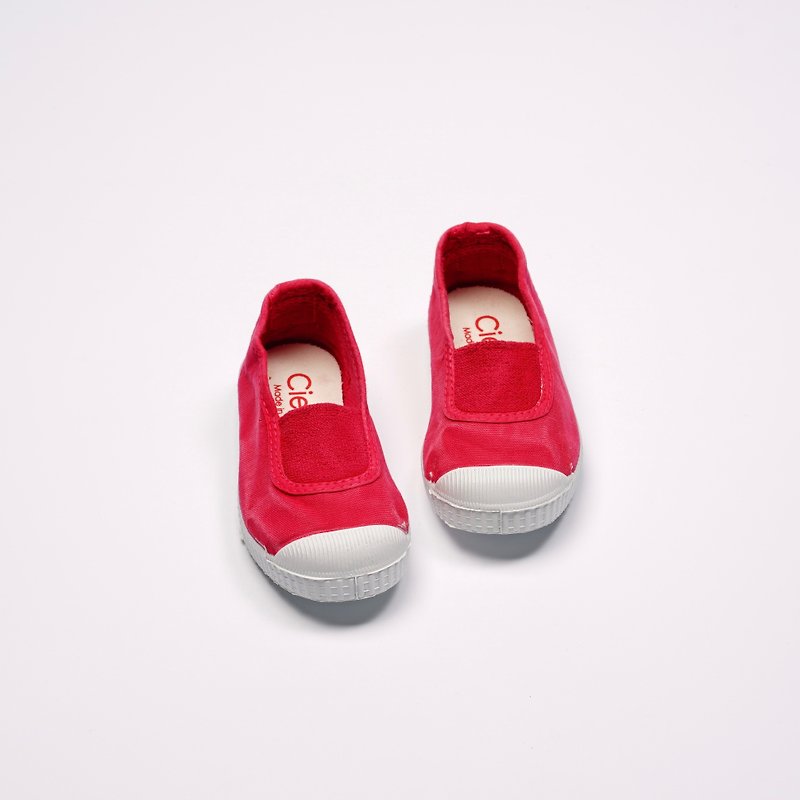 西班牙国民帆布鞋 CIENTA 75777 66 桃红色 洗旧布料 童鞋 - 童装鞋 - 棉．麻 红色