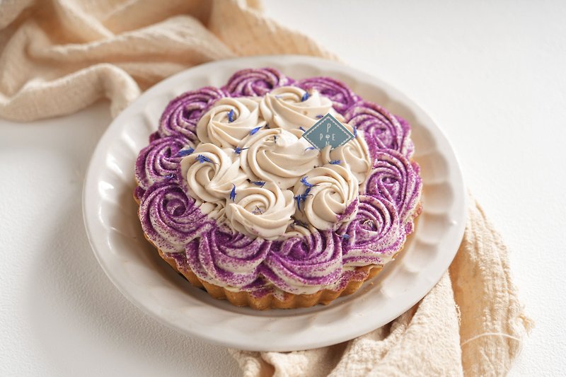 香芋玫好 6寸- 蛋奶素 - 蛋糕/甜点 - 其他材质 紫色