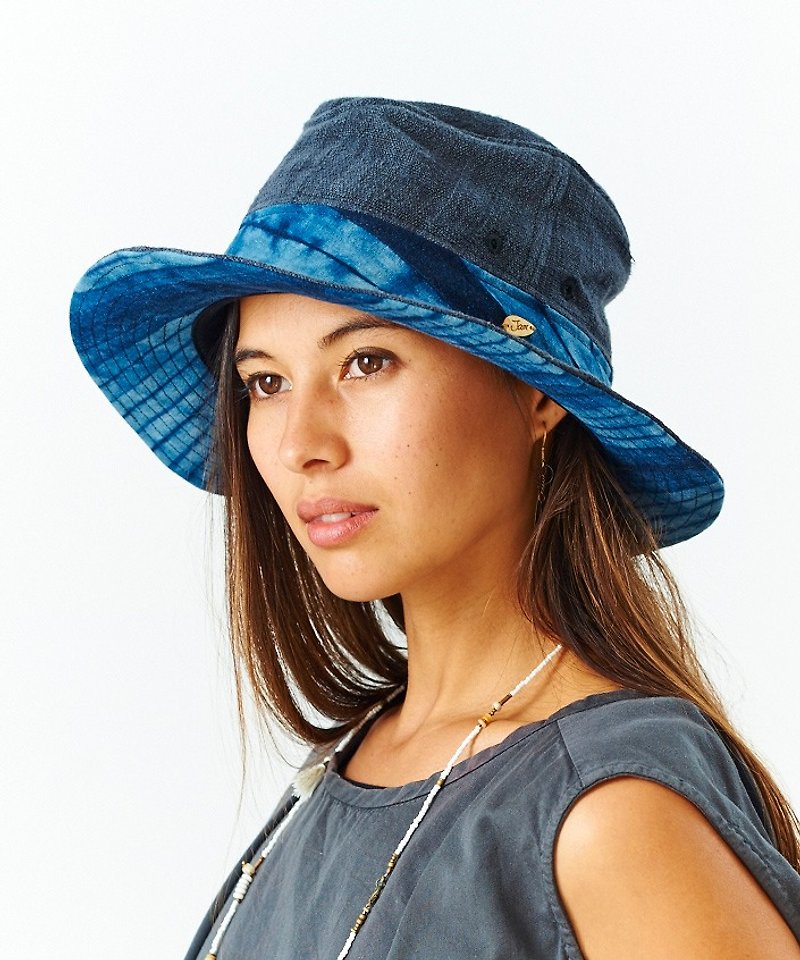 Snufkin - 帽子 - 棉．麻 蓝色