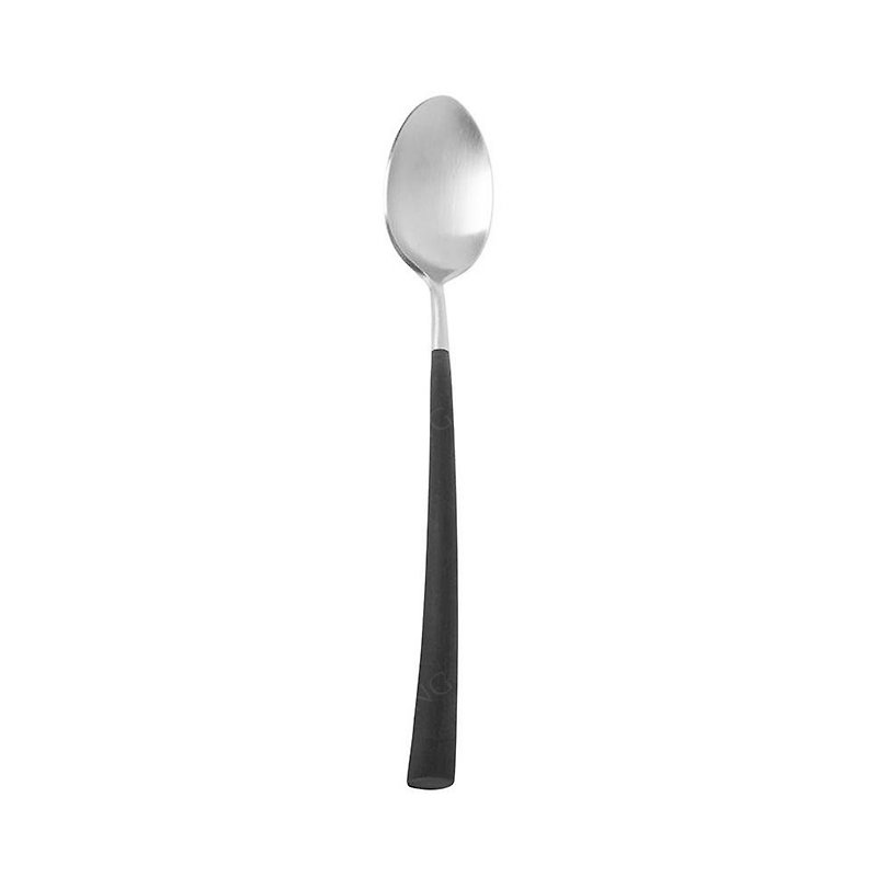NOOR系列黑银22.3CM主餐匙 - 餐刀/叉/匙组合 - 不锈钢 银色