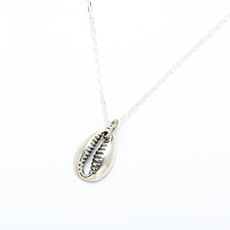 幸福 贝壳 海螺  shell s925 纯银 项链 生日 周年 情人节 礼物 - 项链 - 纯银 银色