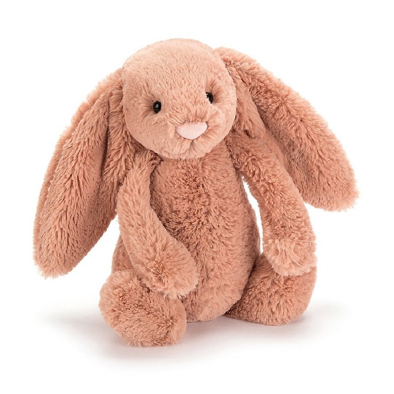 Jellycat Bashful Apricot Bunny 兔 31cm - 玩偶/公仔 - 棉．麻 粉红色