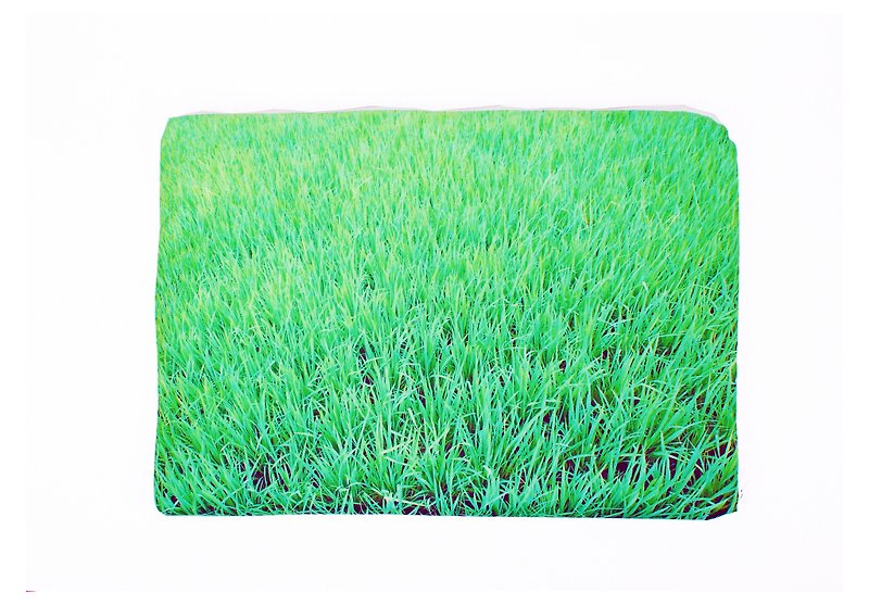 水稻---电脑保护套 13寸 - 电脑包 - 棉．麻 绿色