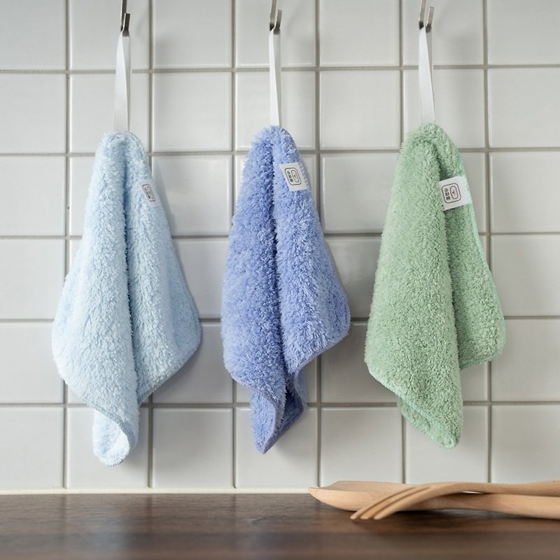 极吸水抗菌擦手巾-3件组【巾朵云】 - 毛巾浴巾 - 其他材质 多色