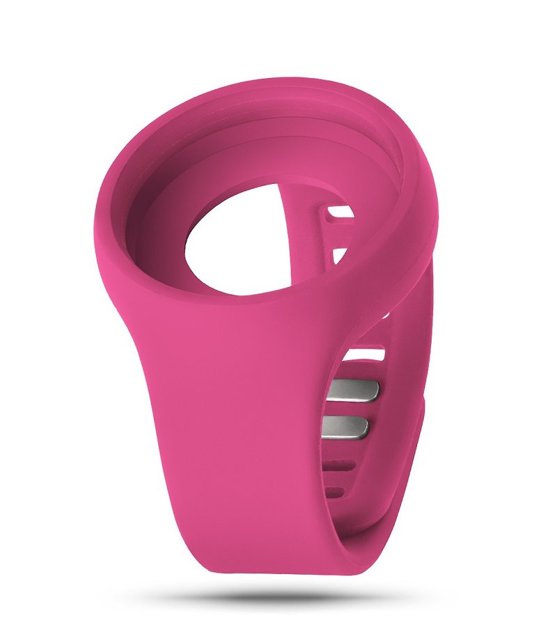 替换表带(可调整款式) 粉红色 Adjustable Strap (Pink) - 女表 - 硅胶 粉红色