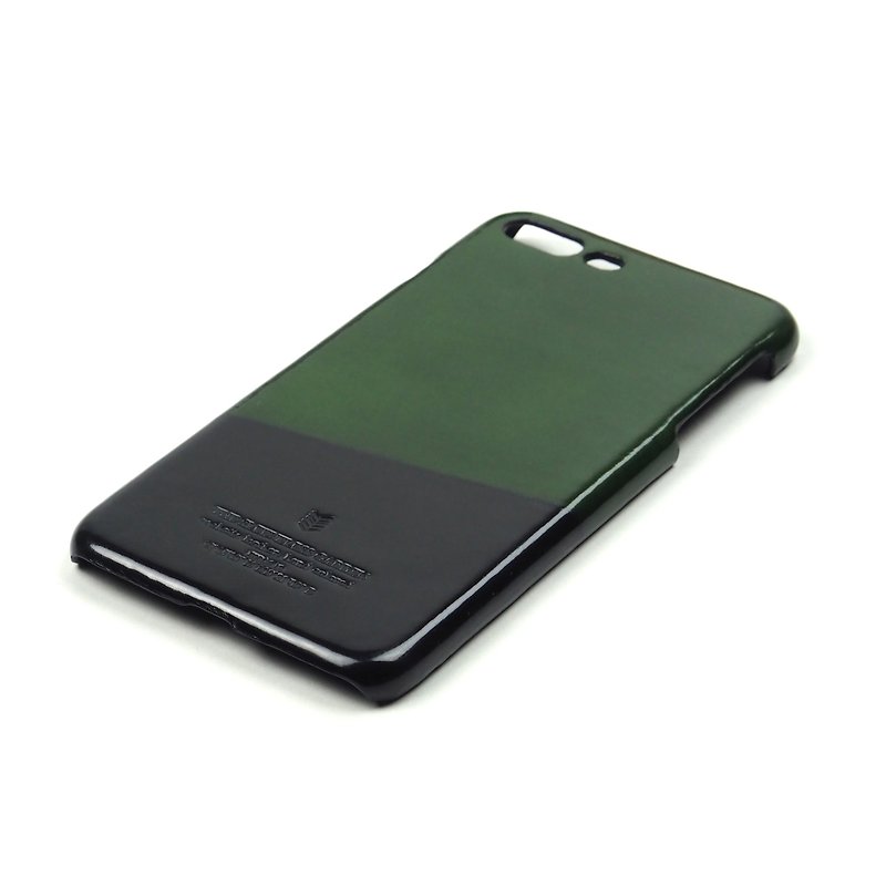 Racket leather case iPhone 7 Plus /Badminton (Green-Black) - 其他 - 真皮 绿色