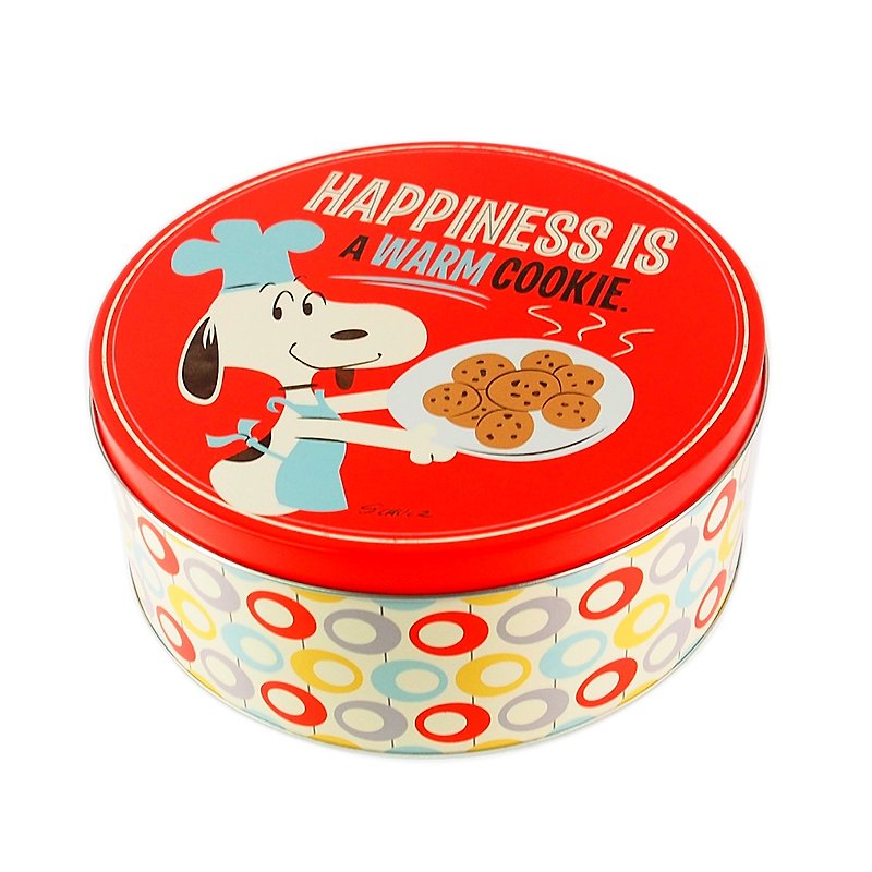 福利品 Snoopy锡材收纳手工饼干盒【Hallmark-Peanuts史努比】 - 收纳用品 - 其他金属 红色