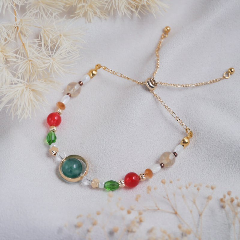 花漾庆典-天然石手环 - 手链/手环 - 半宝石 绿色