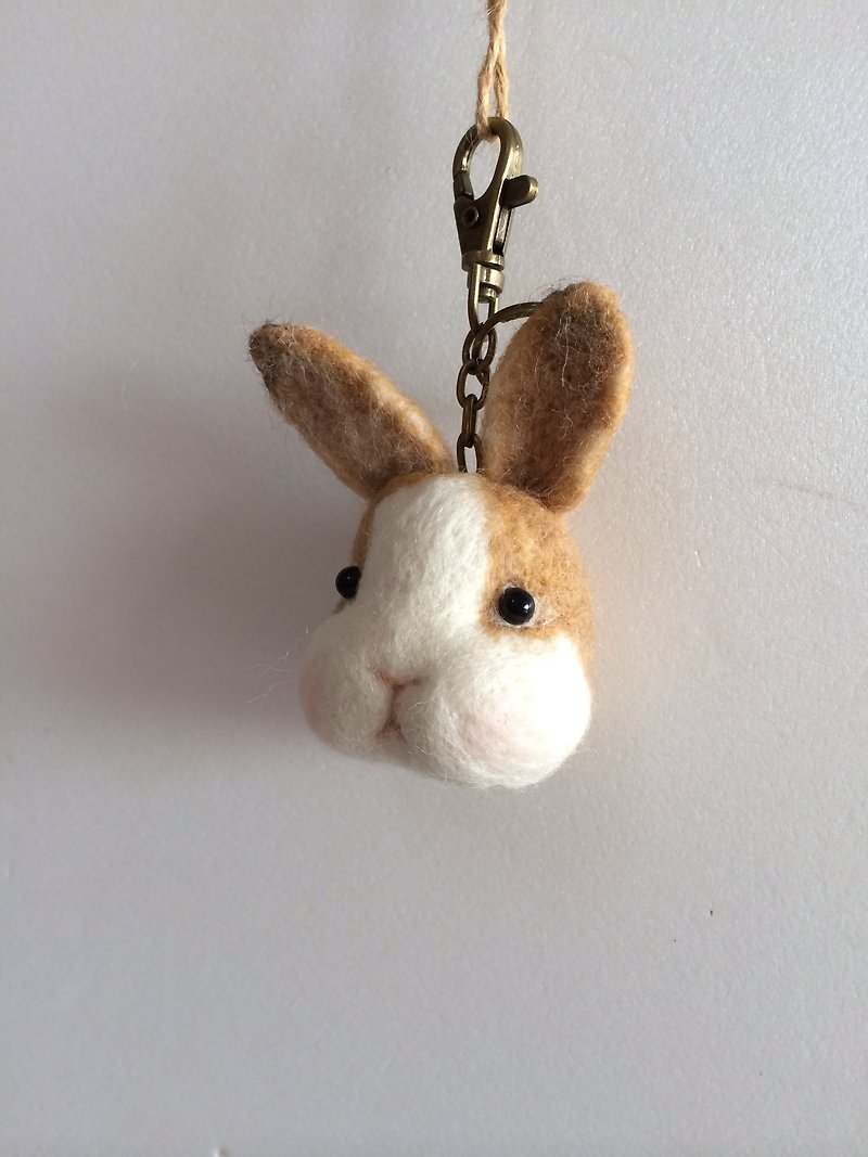 羊乐多羊毛毡乐园   奶茶黄色兔子 - 订制画像 - 羊毛 
