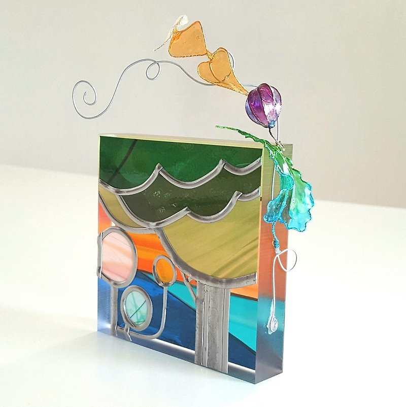 Healing Art made with Glass art Ryukyu Island4 - 摆饰 - 纸 多色