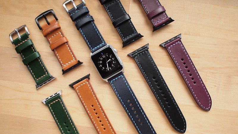 Apple Watch皮革表带订制 - 表带 - 真皮 多色