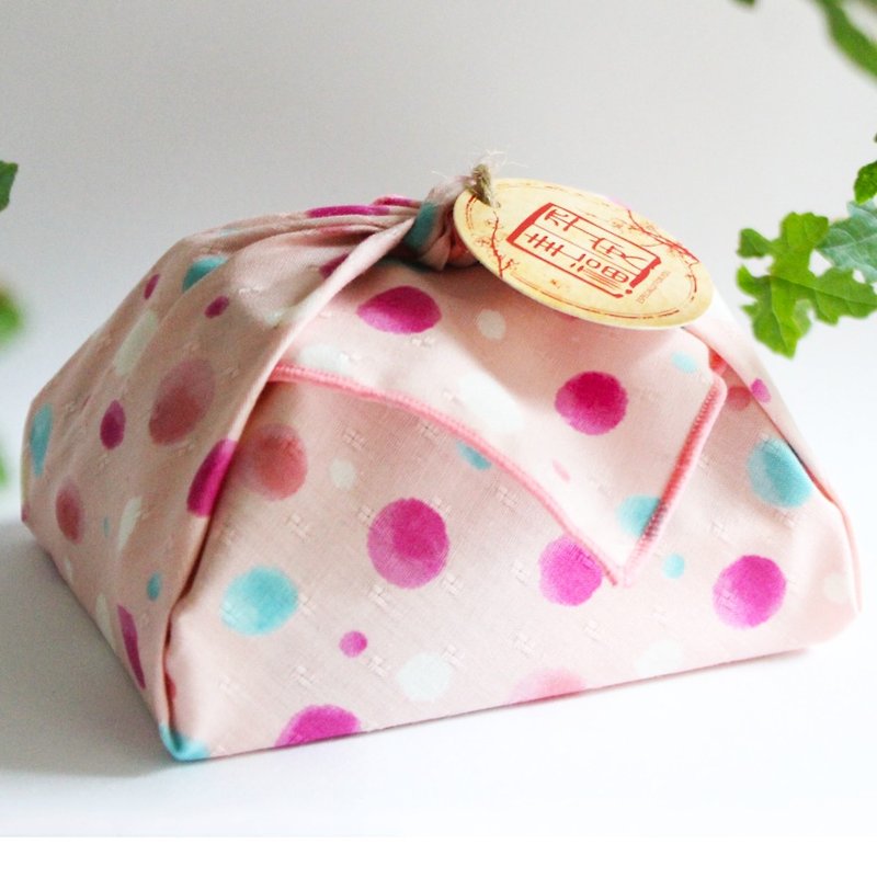 自然入味_平安幸福布包礼盒 - 洗手用品 - 植物．花 粉红色