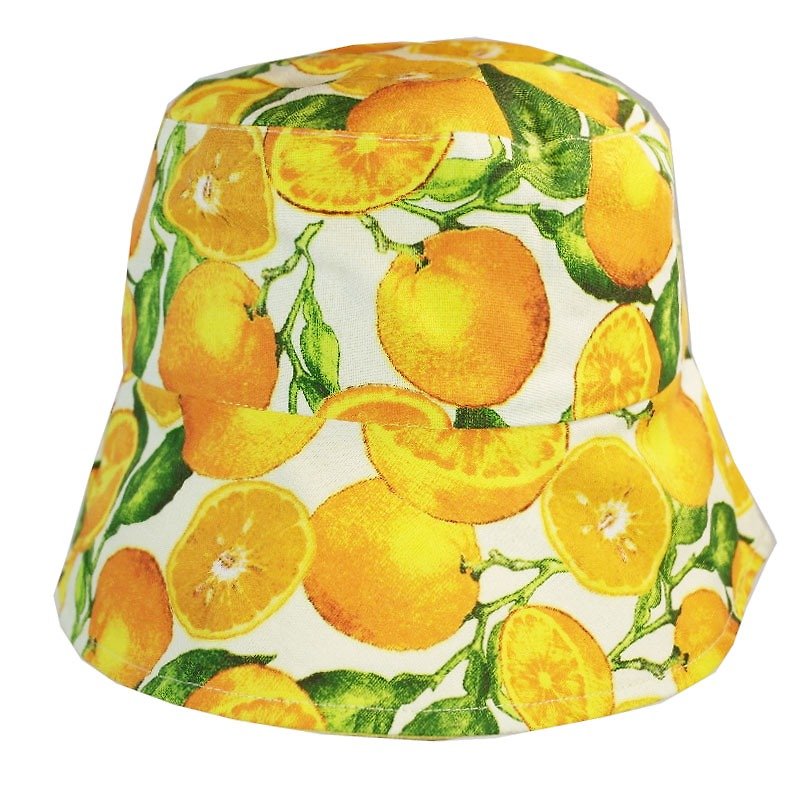 ATIPA 可逆短边帽太阳帽春季/夏季2017年 Ogeshi 打印。 - 帽子 - 聚酯纤维 黄色