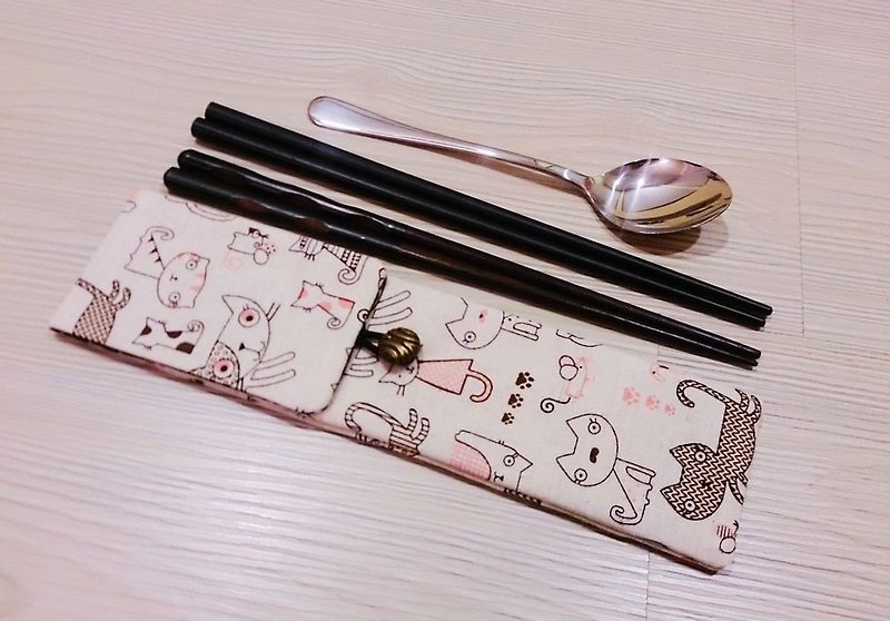 环保餐具收纳袋 筷子袋 组合筷专用A296 - 筷子/筷架 - 其他材质 多色