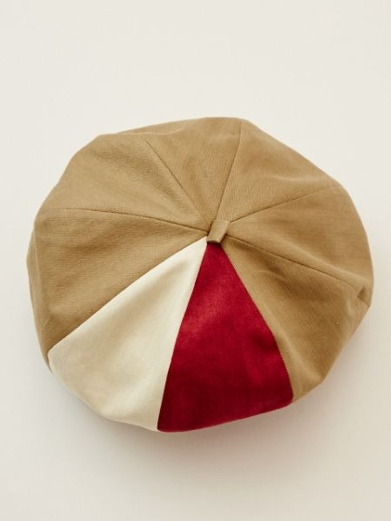 【预购中】✱双色贝蕾帽✱(3色) - 帽子 - 棉．麻 多色