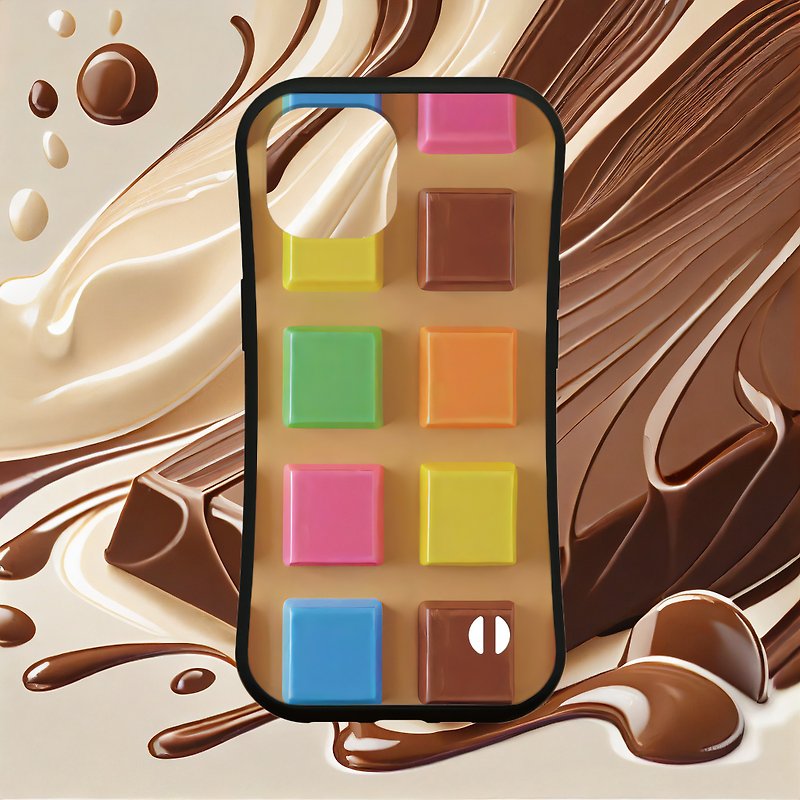 チョコレートの誘惑 グリップケース【C-3】　iPhone各機種対応 - 手机壳/手机套 - 其他材质 咖啡色