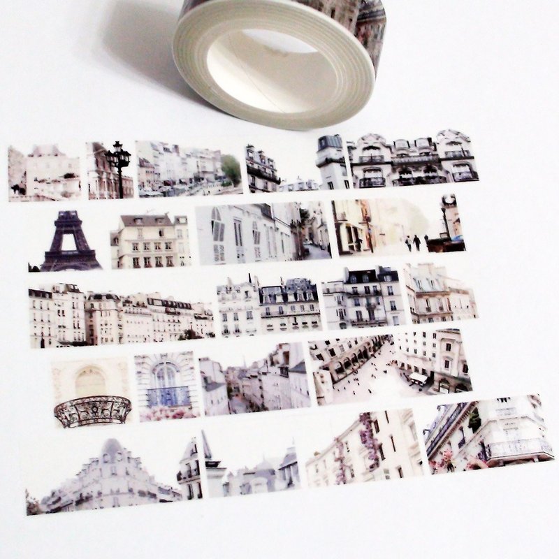 纸胶带 巴黎公寓 - 纸胶带 - 纸 