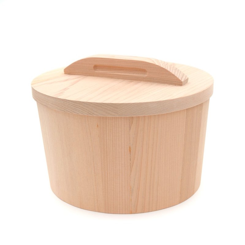【瑕疵不完美】NG惜物优惠|台湾桧木小米桶,会双向呼吸的储米收纳 - 厨房用具 - 木头 金色