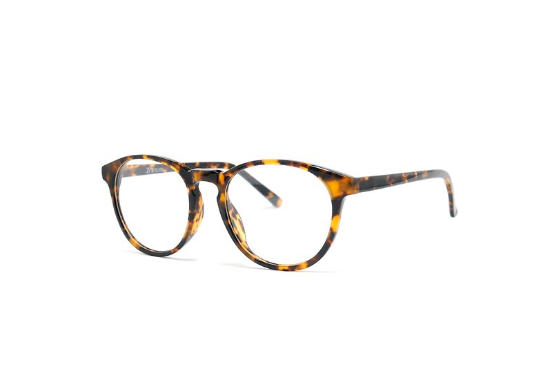 光学眼镜│手工板材│玳瑁色│复古梨形大框│2is 5068C2 - 眼镜/眼镜框 - 其他材质 咖啡色