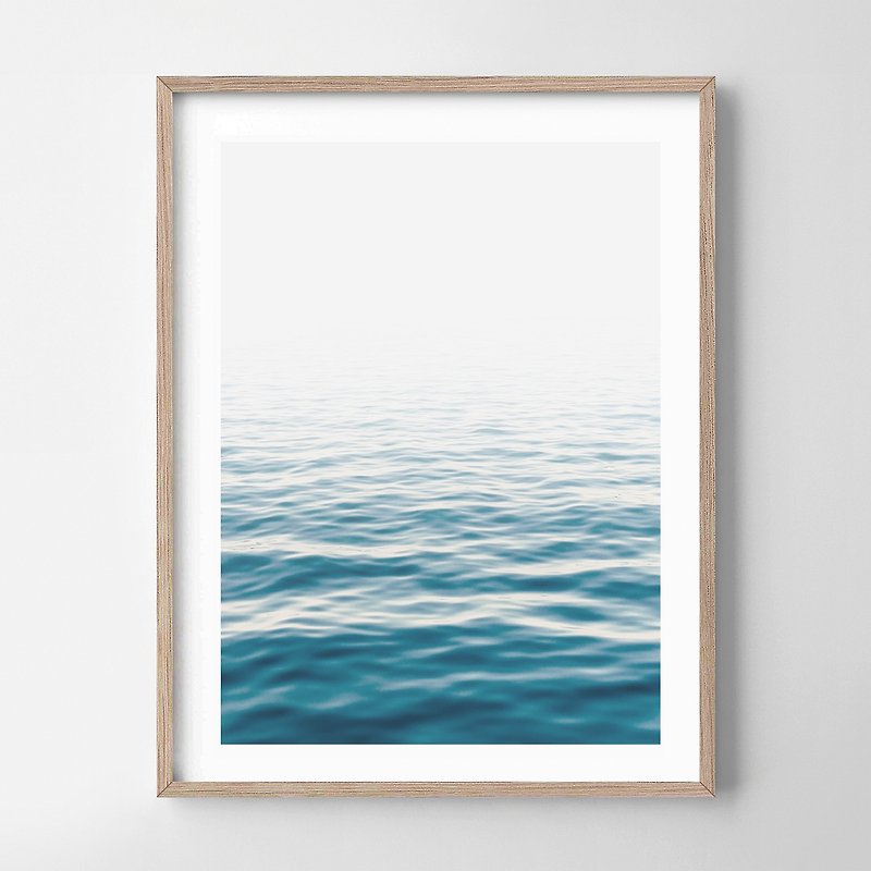 Ocean Wave Print #8 画 布置 摆饰 卧室 浴室 餐厅 咖啡厅 - 摆饰 - 纸 