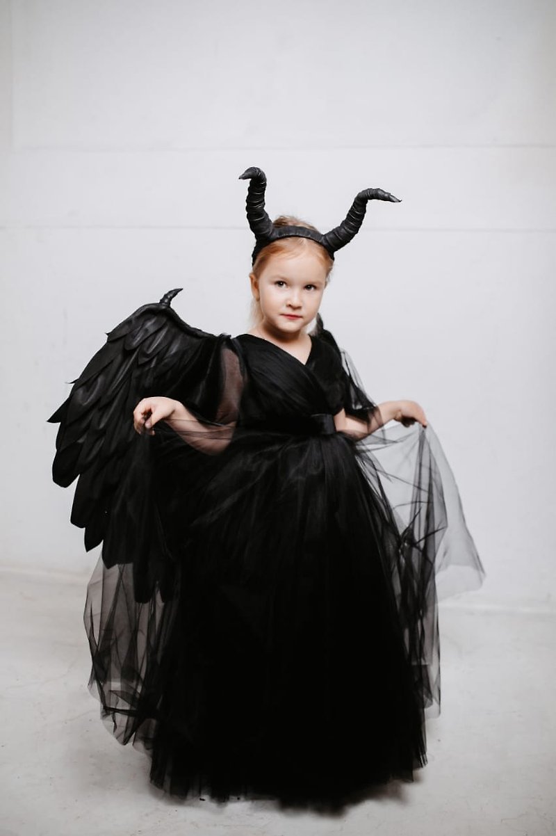 Baby black angel wings for photo shoot show dance - 其他 - 防水材质 黑色