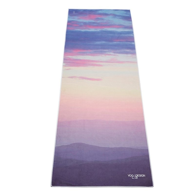【Yoga Design Lab】Yoga Mat Towel 瑜珈铺巾 - Breathe(湿止滑) - 运动配件 - 其他材质 蓝色