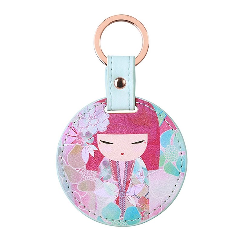 皮革钥匙圈-Tomomi 忠实友伴【Kimmidoll 和福娃娃】 - 钥匙链/钥匙包 - 其他材质 多色