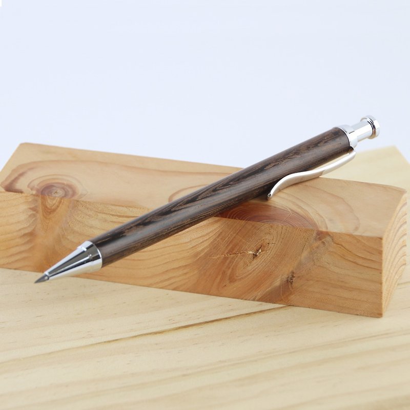 订制-按压工程笔 / 黑鸡翅木 - 铅笔/自动铅笔 - 木头 咖啡色