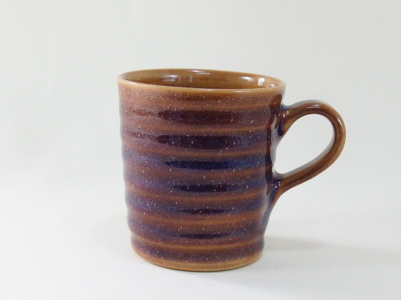 星空紫波浪杯,咖啡杯,茶杯,水杯,马克杯-容量约270ml - 咖啡杯/马克杯 - 陶 紫色