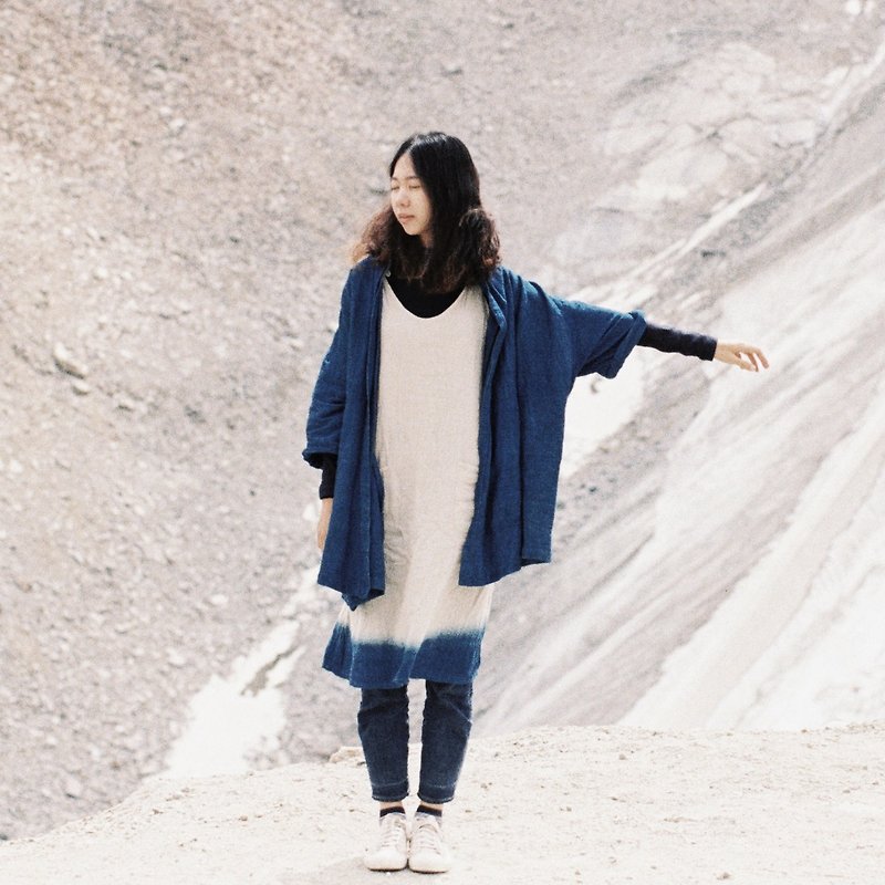 Midnight blue Yukata | Indigo Dyed - 背带裤/连体裤 - 棉．麻 蓝色