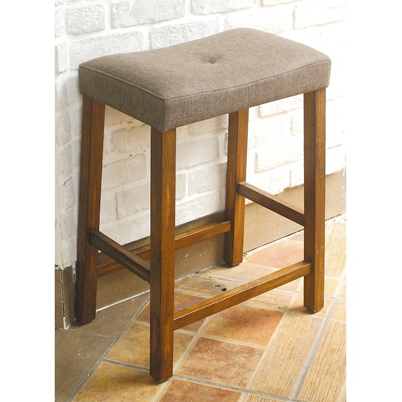 【手工木椅】防泼水布・咖啡 - 其他家具 - 木头 咖啡色