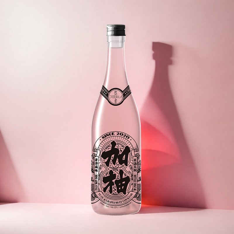 Drink La 饮啦 - 加柚 (750毫升) 香港樽装特调鸡尾酒 - 酒类 - 新鲜食材 