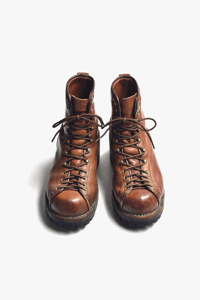 70s 美制惹人怜爱登山靴｜Danner Lace-to-toe Boots US 6E EUR 3839 - 女款休闲鞋 - 真皮 咖啡色