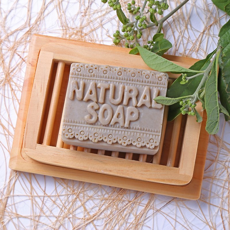 橄榄滋润皂 - 天然冷制 所有肤质 滋润保湿 细致 - 肥皂/手工皂 - 植物．花 绿色