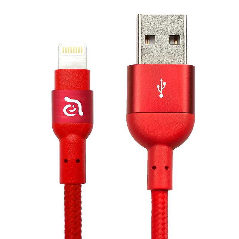 PeAk 3M Lightning - USB 金属编织线 - 其他 - 其他金属 红色