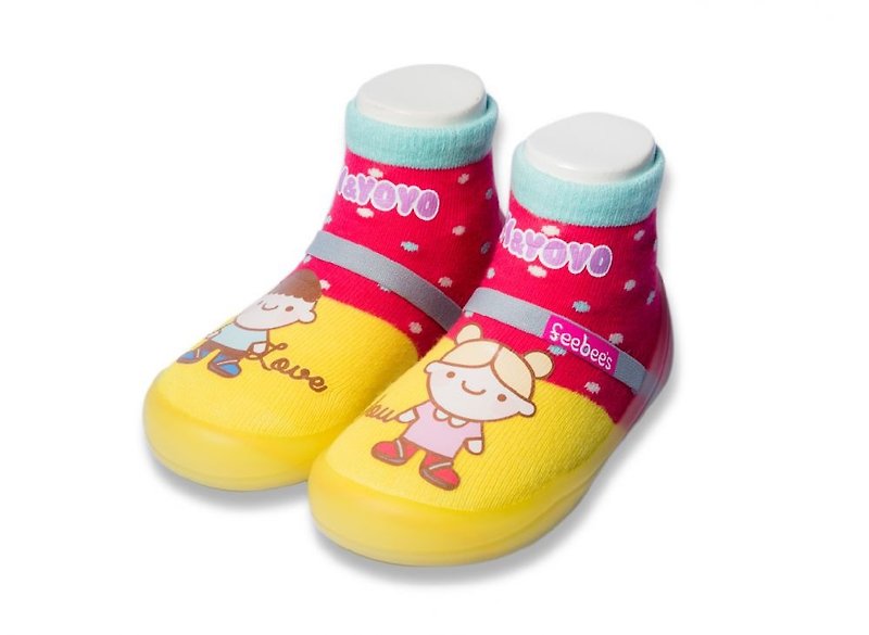 【Feebees】Fifi&Yoyo系列 乖宝宝 (学步鞋 袜鞋 童鞋 台湾制造) - 童装鞋 - 其他材质 黄色