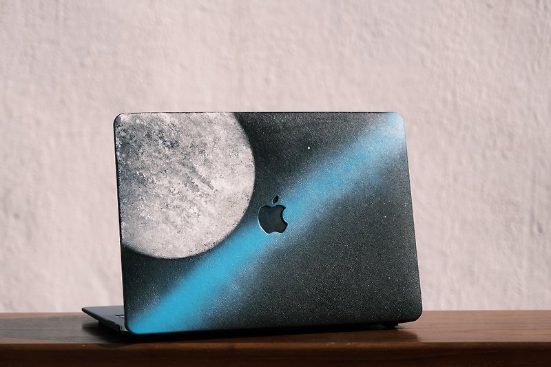 极光下的月球 防摔皮革电脑殻 MacBook Case - 平板/电脑保护壳 - 人造皮革 