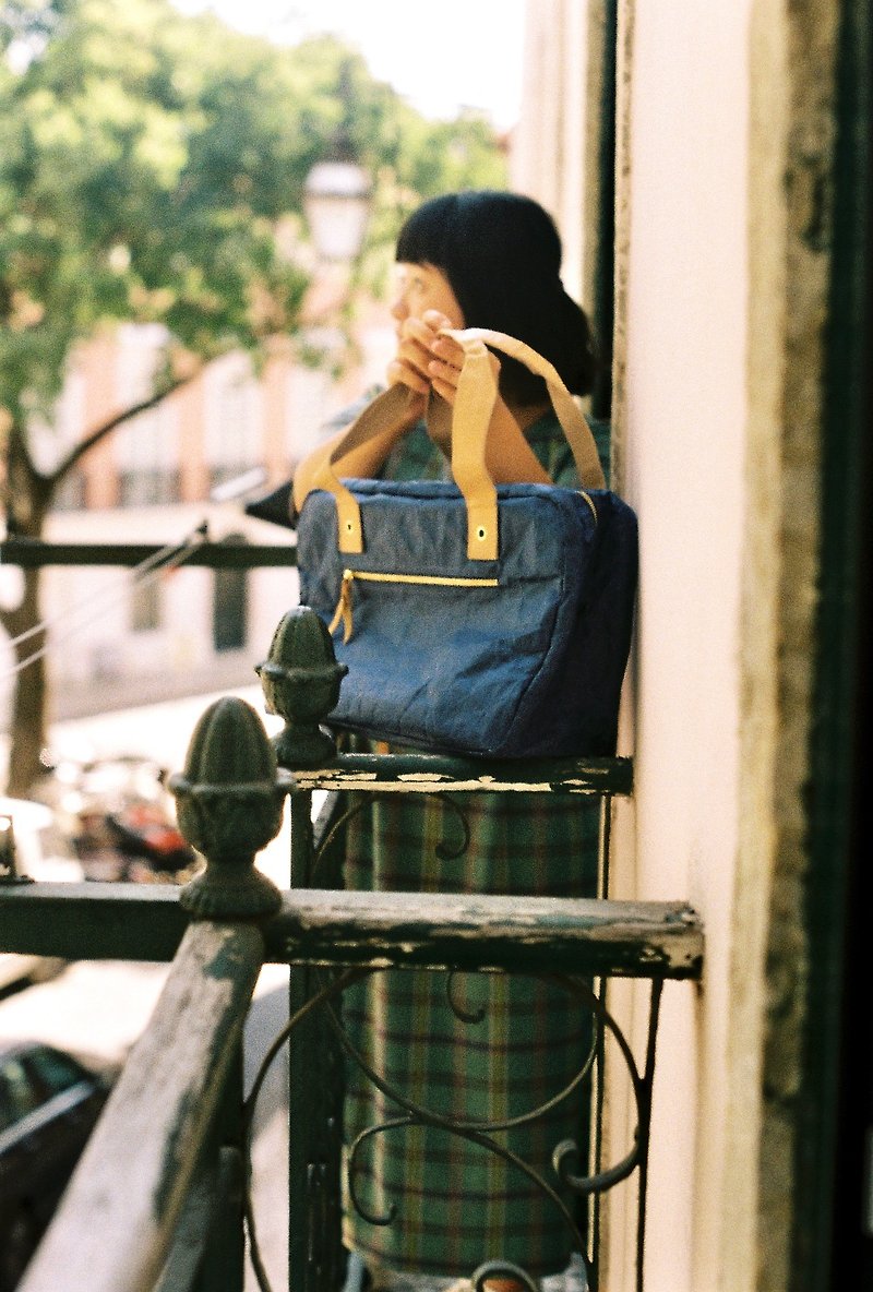 日本时尚手提包 - 手提包/手提袋 - 其他人造纤维 蓝色