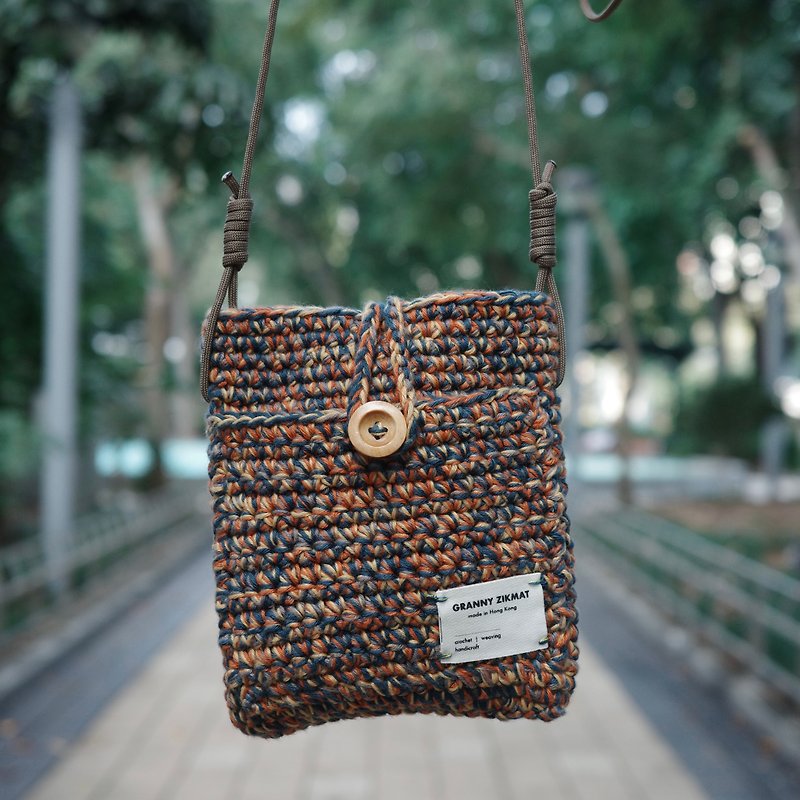 【侧背包】混线扁袋子  |  Guanajuato - 侧背包/斜挎包 - 棉．麻 多色