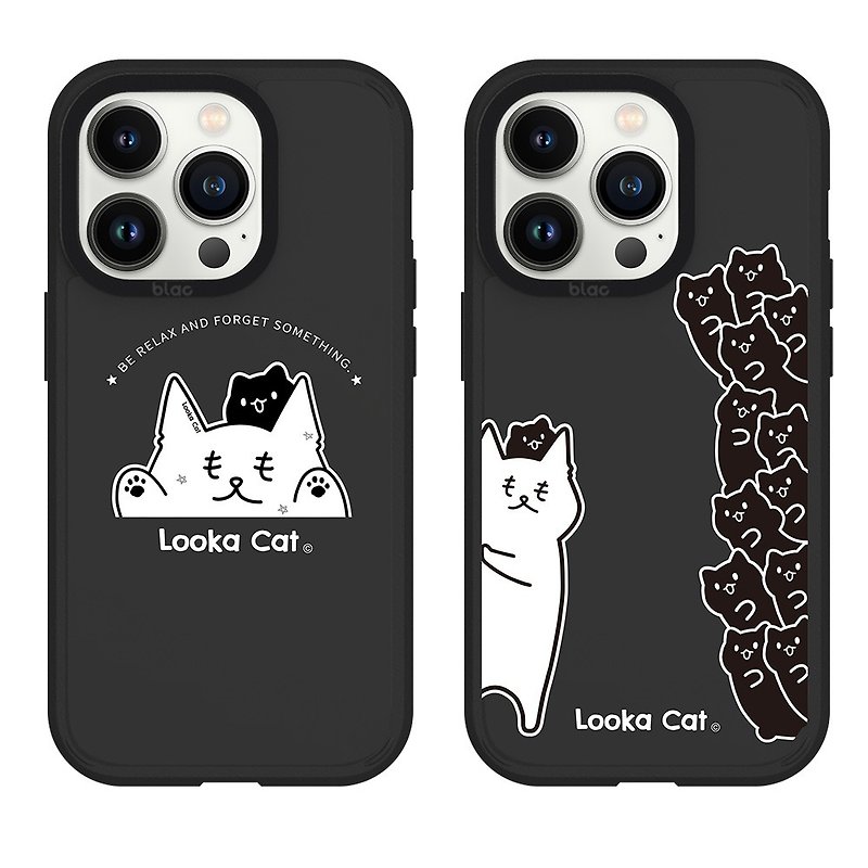 露咖猫LookaCat黑白色系峡谷强悍MagSafe iPhone手机壳 - 手机壳/手机套 - 硅胶 多色