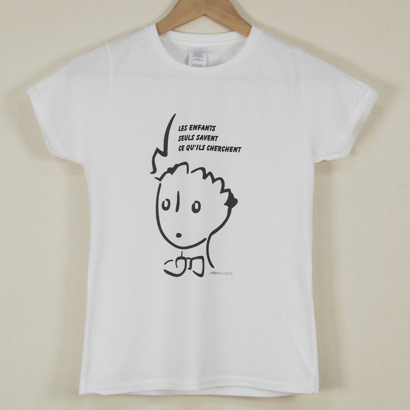 小王子经典版授权 - T恤：【奇怪的大人们】成人短袖 T-shirt,AA04 - 男装上衣/T 恤 - 棉．麻 黑色