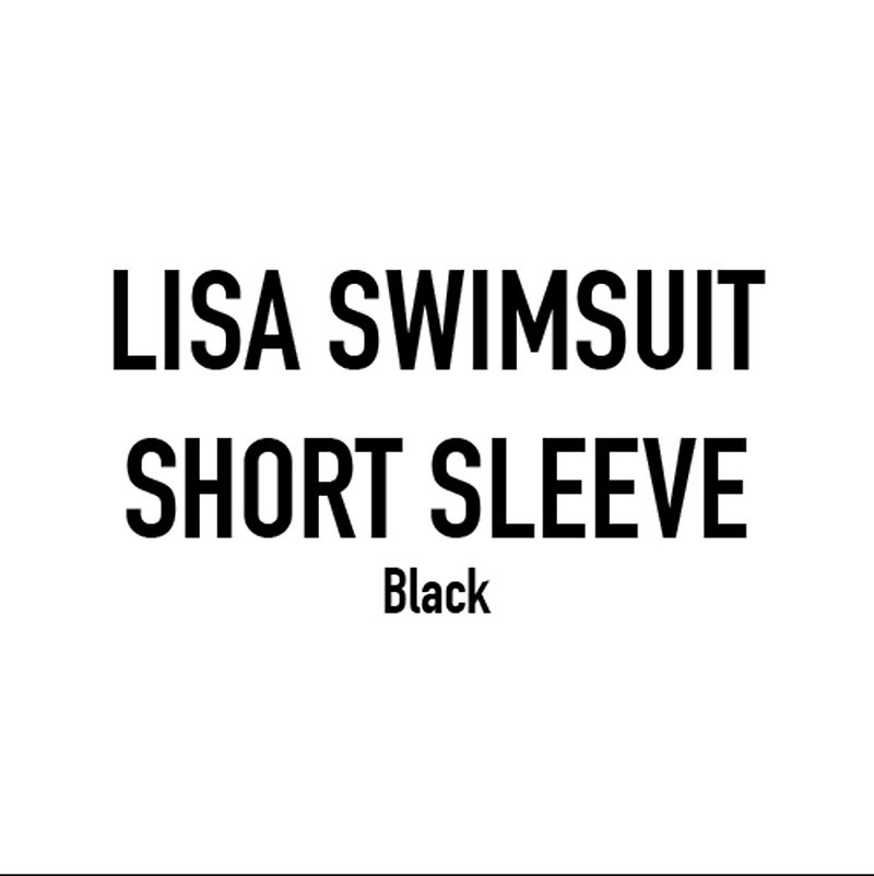 Lisa Swimsuit (Black Short sleeve) - 其他 - 其他材质 黑色