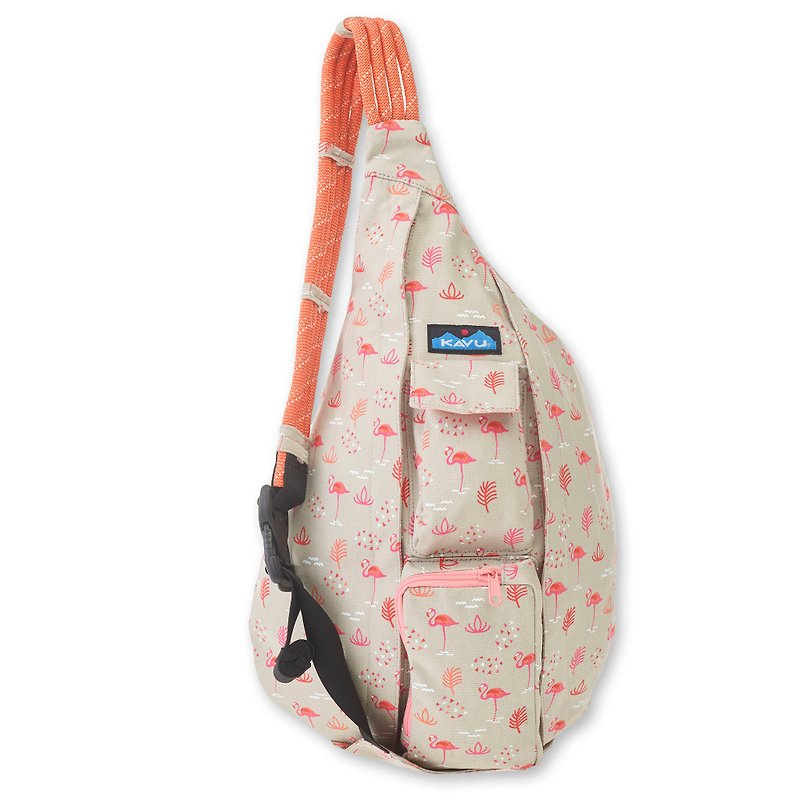 【西雅图 KAVU】Rope Bag 休闲肩背包 酷冷火鹤 #923 - 侧背包/斜挎包 - 其他材质 粉红色