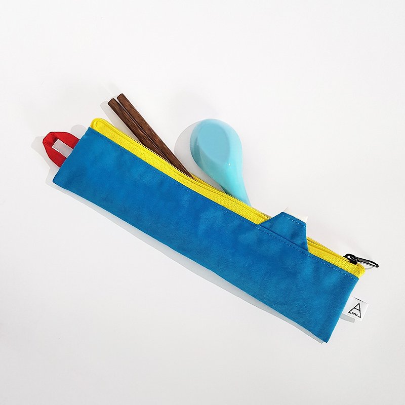 那个富士山/环保餐具袋【礼物/送礼】 - 筷子/筷架 - 其他材质 蓝色